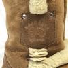 Warmbat Australia Schaffell Leder Mouton Stiefel UK W4 22.5-23.0 Braun(GEBRAUCHT)