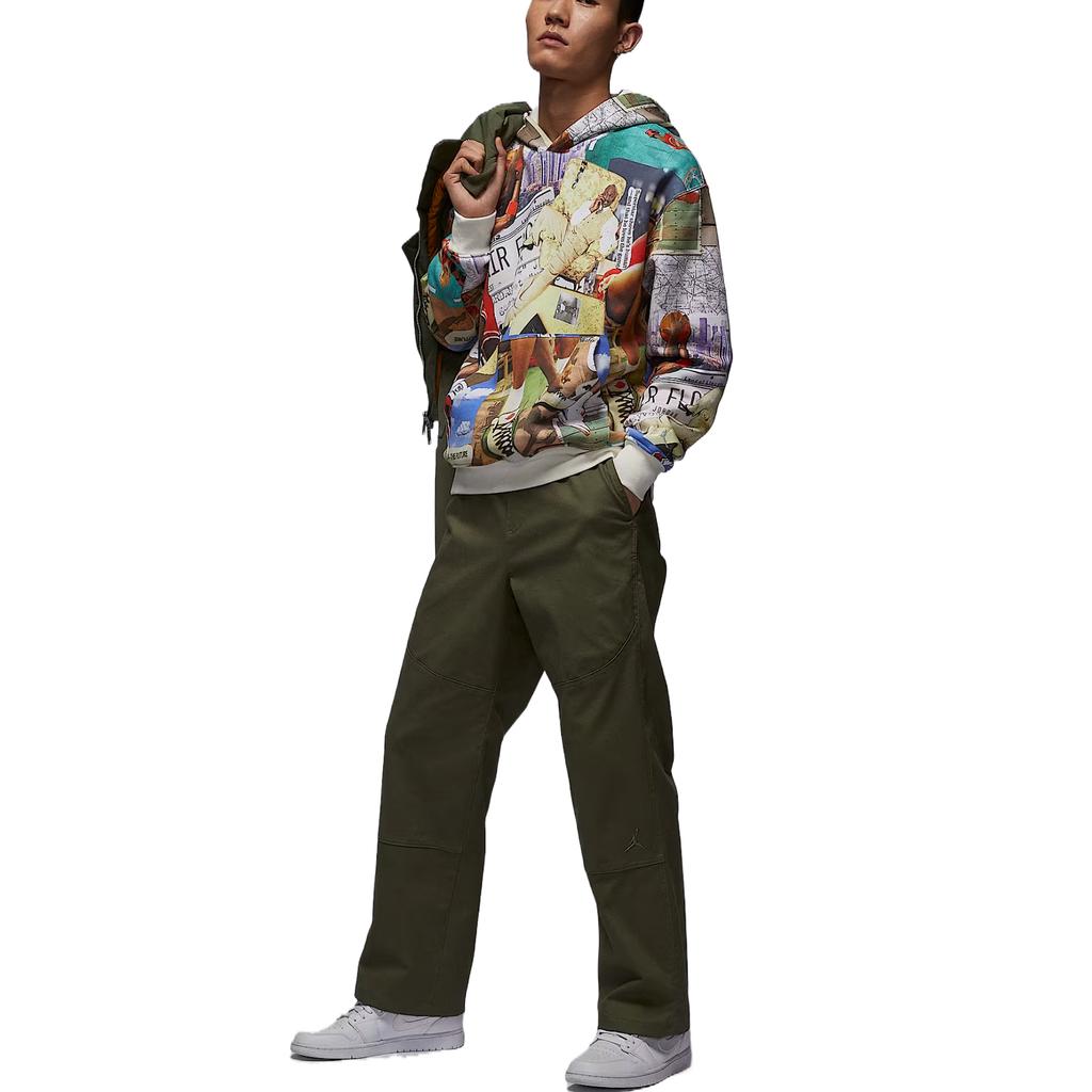 Jordan Essentials Fashion Comfortable Versatile Soft Casual Pants Men Pants Olive-Green HF9330-222