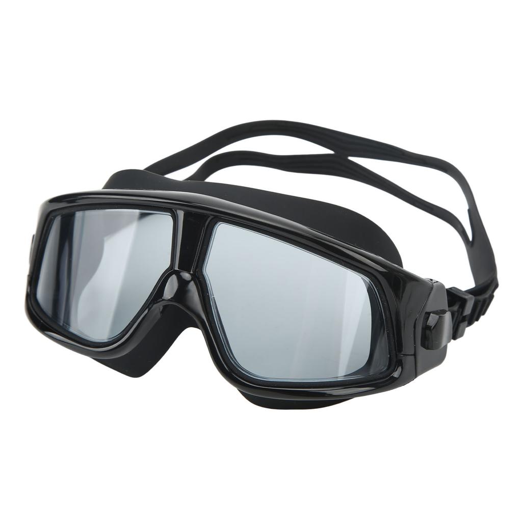 Swimming Goggles Prevent Fog UV Protection Wide View Diving Glasses with Storage Case for Adults