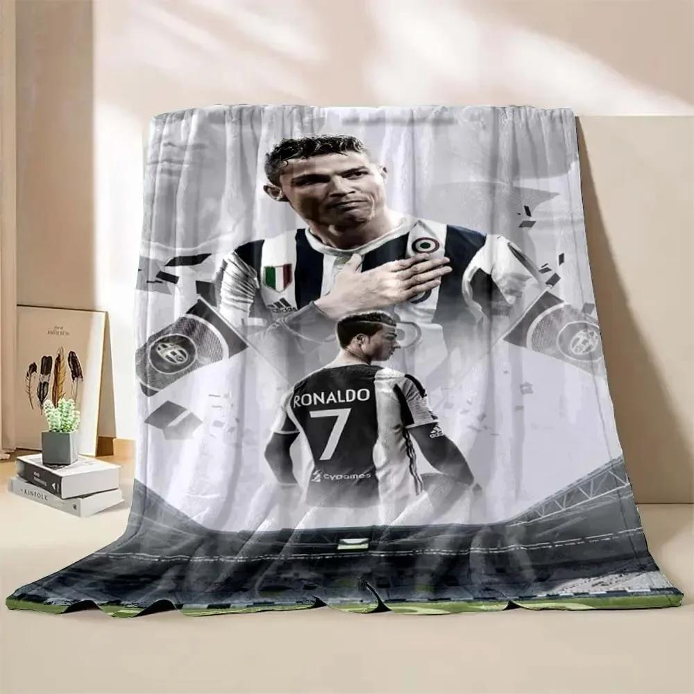 Coperta in Flanella CR7 Ronaldo Moda Portatile Casa Viaggio Campeggio Divano Coperta da Picnic