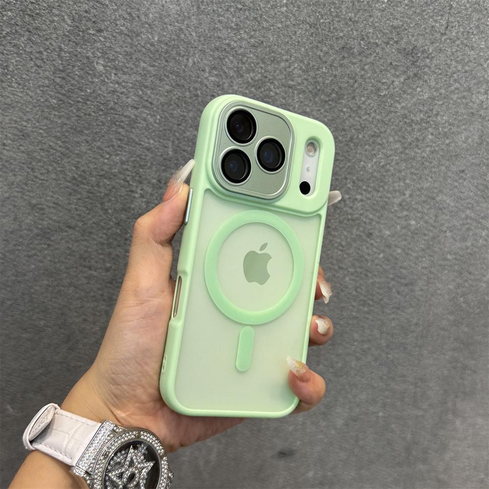 Luxury Magnetic Translunt Bumper Case For iPhone 17 16 15 14 13 12 Pro Max 16 Plus 17Pro 17 Air For Magsafe Matte Armor Cover
