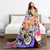 The Powerpuff Girls Flannel Blankets Soft Warm Bedding Throws for Couch Chair Decorative Funny Bedspread Sofa Bed Cover