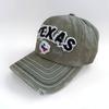 Vintage Distressed Texas Embroidered Baseball Cap Adjustable Washed Cotton Dad Hat