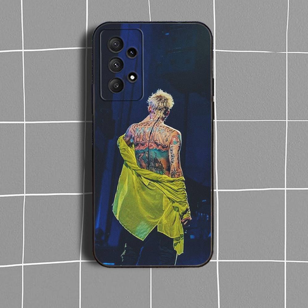 MGK L-LOST A-AMERICANA Phone Case For Samsung Galaxy A73,31,32,72,41,53,52,71,22,5G,Note,J7,8,9 Soft Black Cover