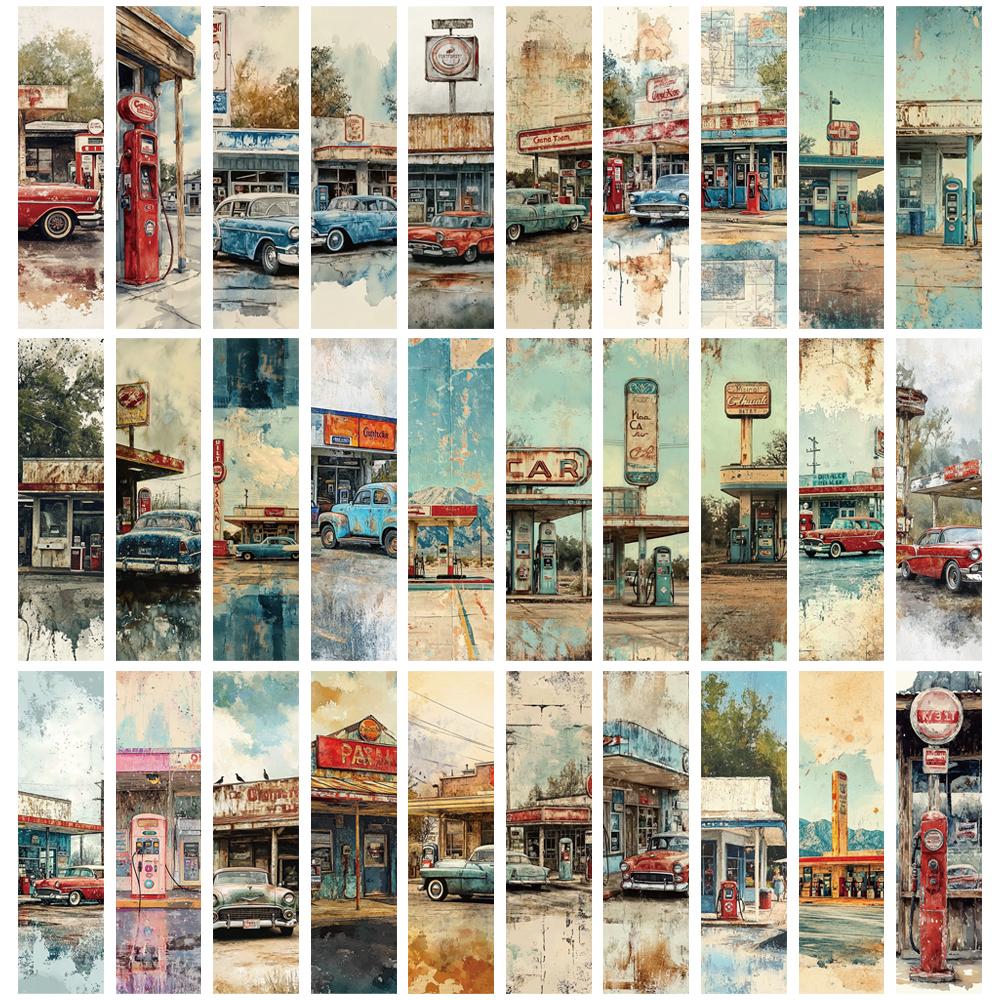 

30 шт. Ретро и обветшалые Закладки Фея Багаж Подарки Канцелярские принадлежности Чтение Книга Сделай сам Картон Эстетичная Закладка