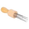 Professional 8 Needles Wool Felting Tool Portable Wooden Handle DIY Felting Needle