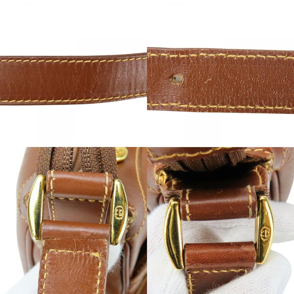 Used GUCCI Shoulder Bag 001.104.0931 leather Brown casual