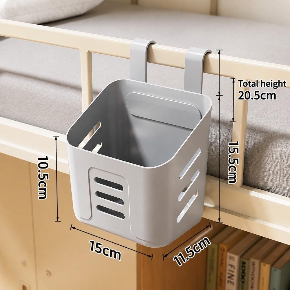 Hollow Vented Kitchen Storage Basket Wall Mounted Bedside Organizer New Hanging Basket Bathroom