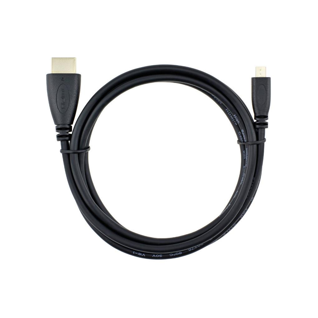 New 1\.5m MICRO HD to HD cable with Ethernet Gold Plated 1080P for Cell Phones