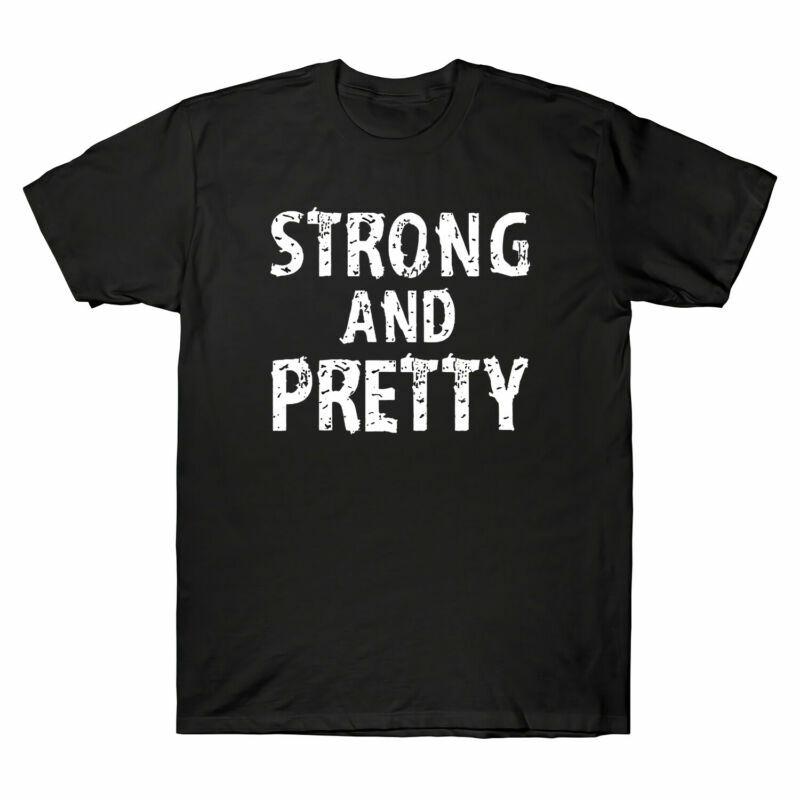 And Strongunisex Gift Unisexs Workout Pretty Vintage Retro Gym Strong Funny Tshirt