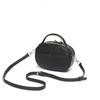 Women's Genuine Leather  Small Shoulder Purse Lightweight Round Crossbody Bag, Shell Bag Design with Phe/Coin Pocket for Daily