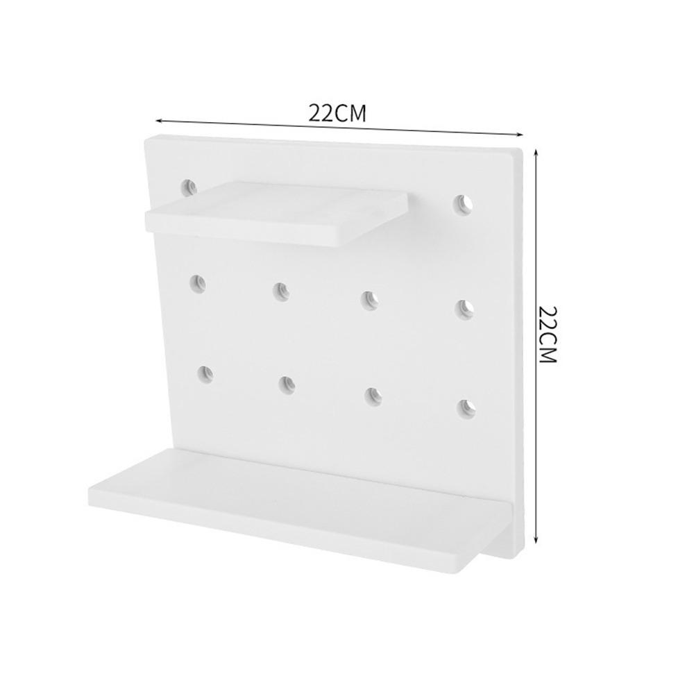 

Новый DIY перфорированный картон без перфорации бытовая многофункциональная стойка для хранения PP Pegboard общежитие серый белый