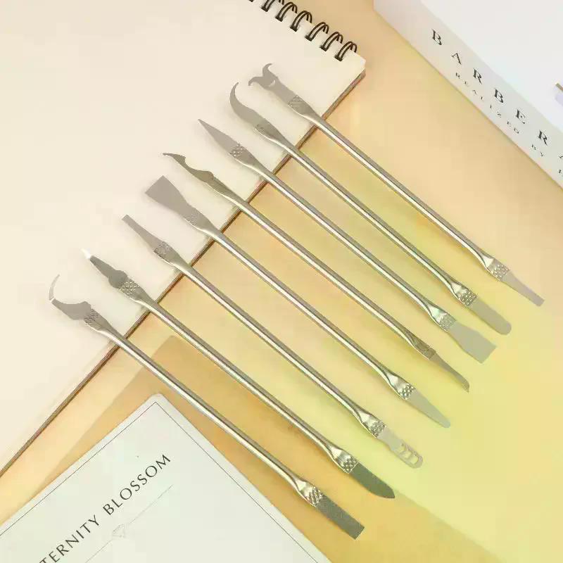 5/8Pcs Ultra Thin IC Chip CPU Blade Knife Motherboard Maintenance UV Glue Cleaner Remover Phone Disassemble Repair Tools