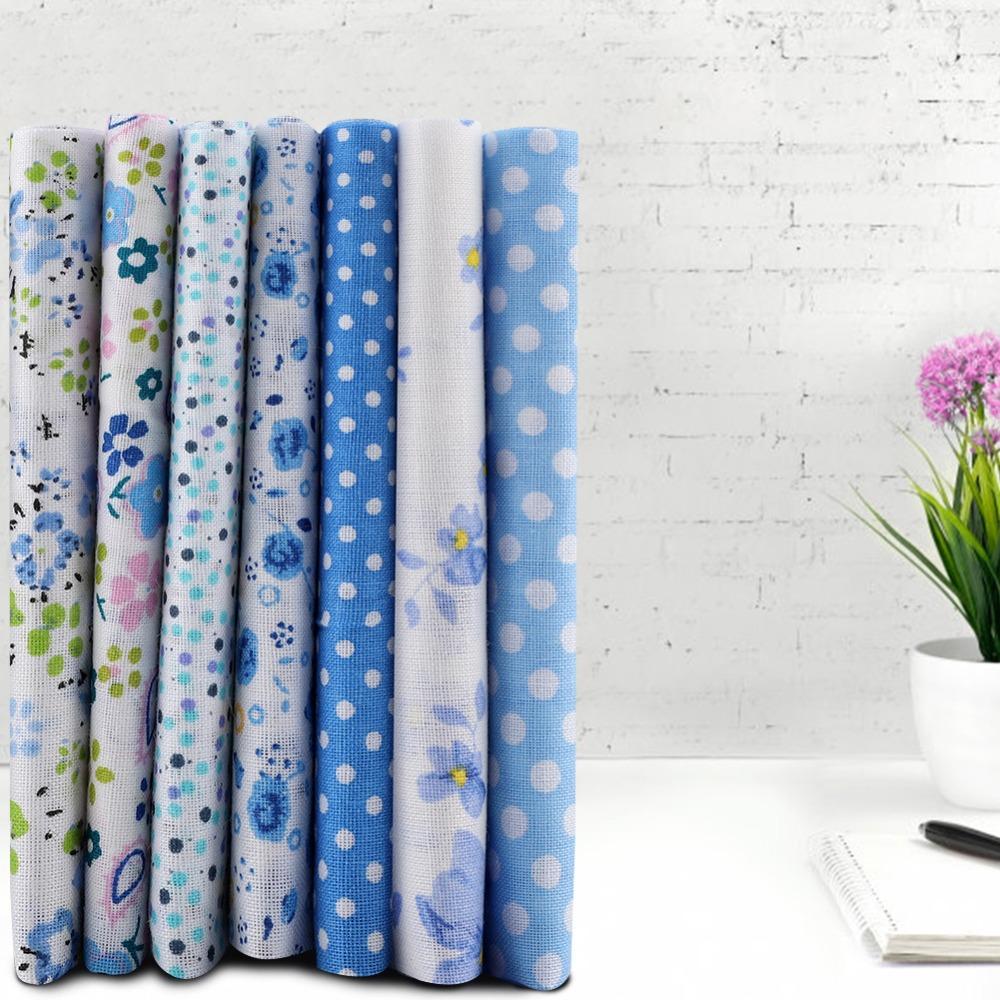 7Pcs 50*50cm Pre-cut Cotton Cloth Cotton Fabric Bundle Quilting Fabric  Patchwork Quilt Making