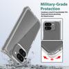 Transparent ShockProof Phone Case for Google Pixel 9 Pro Fold TPU+Arcylic Clear Back Cover for Pixel 9Pro Fold Shell