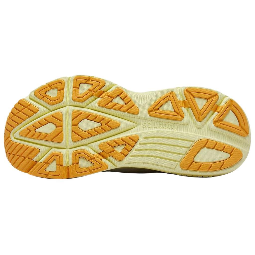 SAUCONY Ghid 19 Versatili Confortabili Trendy Antrenament Navetă Urbană Pantofi de Alergare Adidași Femei Alb-Off Galben S11058-144