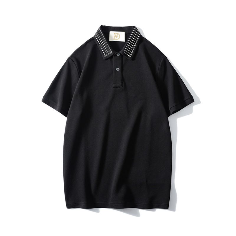 Foreign Trade Export To Domestic Sales Business Casual Light Luxury Polo Shirt Men's Short Sleeve Summer Lapel T-shirt Cotton T-shirt