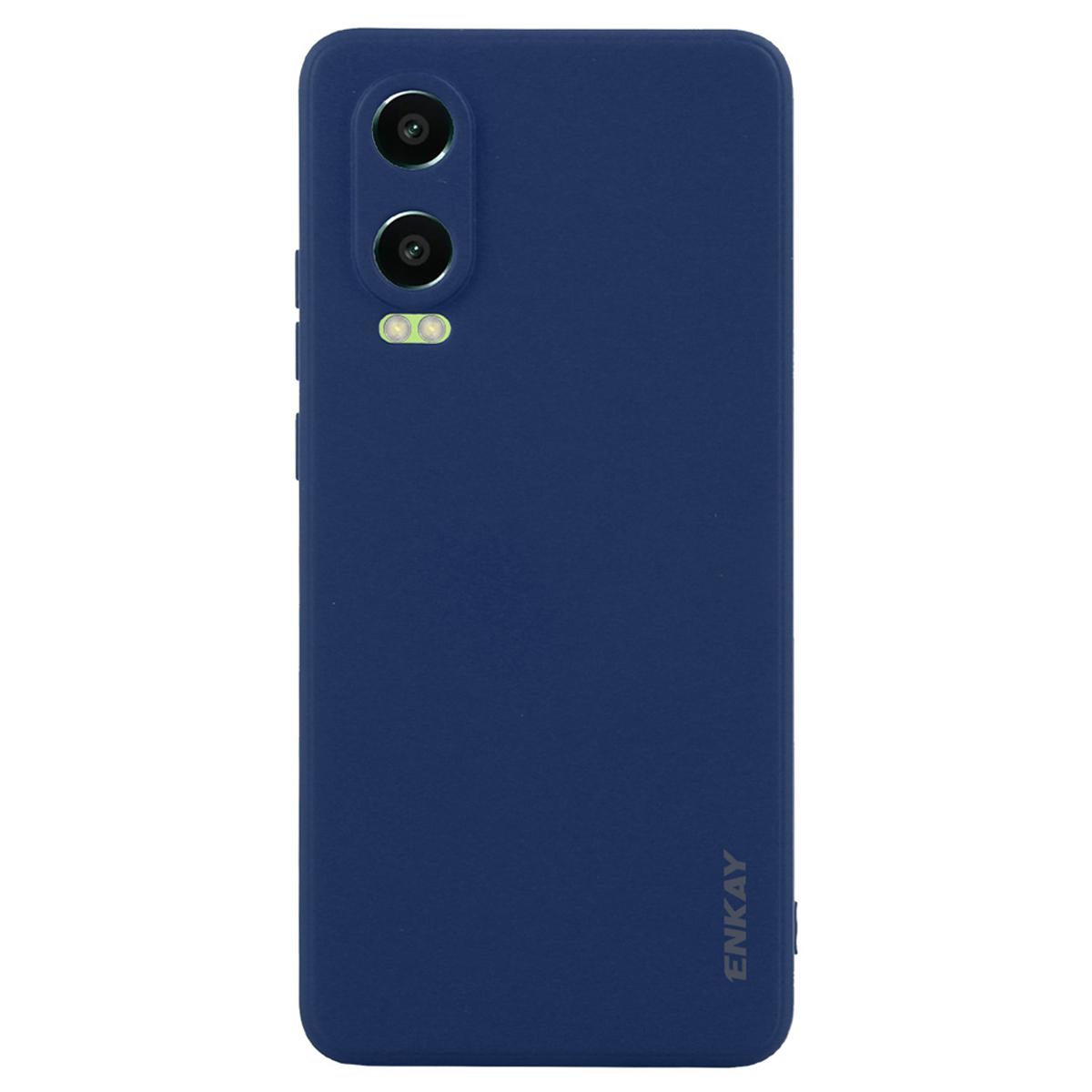 

ENKAY HAT PRINCE Для Oppo K12x 5G (Китай)/Чехол для OnePlus Nord CE4 Lite 5G Прямоугольный Жидкий Силикон Чехол для Телефона Dark Blue