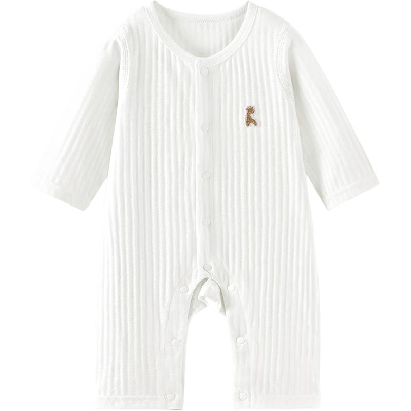 TONGTAI Baby Pure Cotton Long Sleeve Summer Romper 66cm