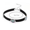 Vintage Metal Flower Turquoise Korean Velvet Choker Necklace for Women