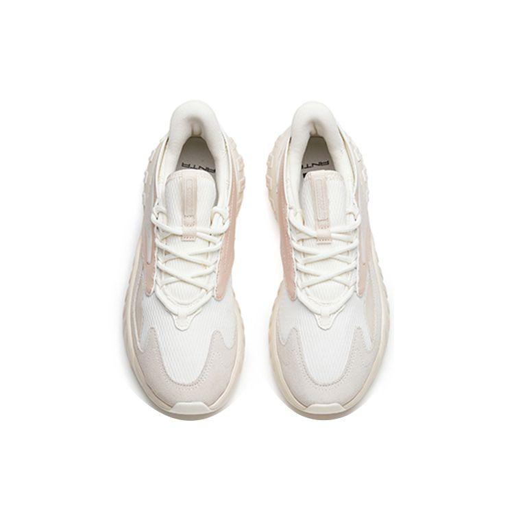 Anta Trendy Sports Low-Top Casual Shoes Women sneakers White Gray Pink 122218871-2