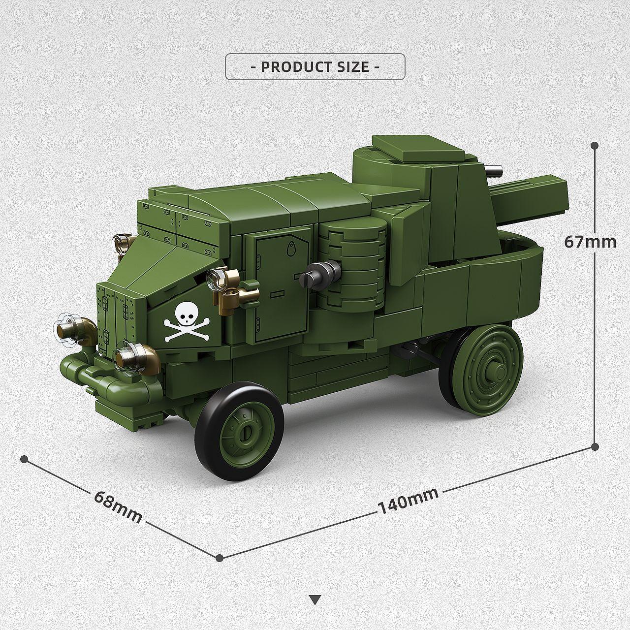 Military-Style Top-Grade World Top-Grade War Top-Grade Assembly First-Class Assembly-Bricks First-Class Army First-Class Soldiers Garford-Putilov