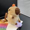 Capybara Plush Backpack Kawaii  Plush Doll Fur Bag Children'S Bag Shoulder Bag Mini Backpack Gifts For Girlfriend