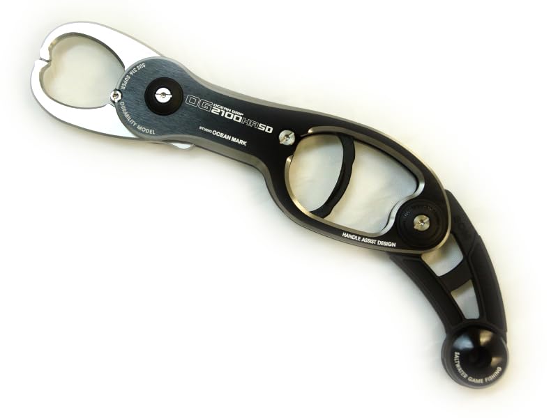 Studio Ocean Mark OCEAN GRIP OG2100HA SD Fish Grip BkT (Black/Titanium)