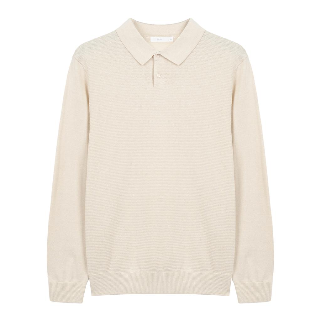 BASSOHOMME Tweed Thierry Collar Knit (Bsy1Wt06A)