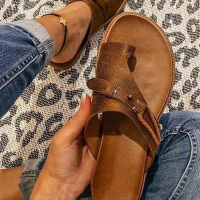 Sandali Piatte Estive da Donna Nuove Infradito in Stile Birkenstock per Spiaggia e Uso Esterno