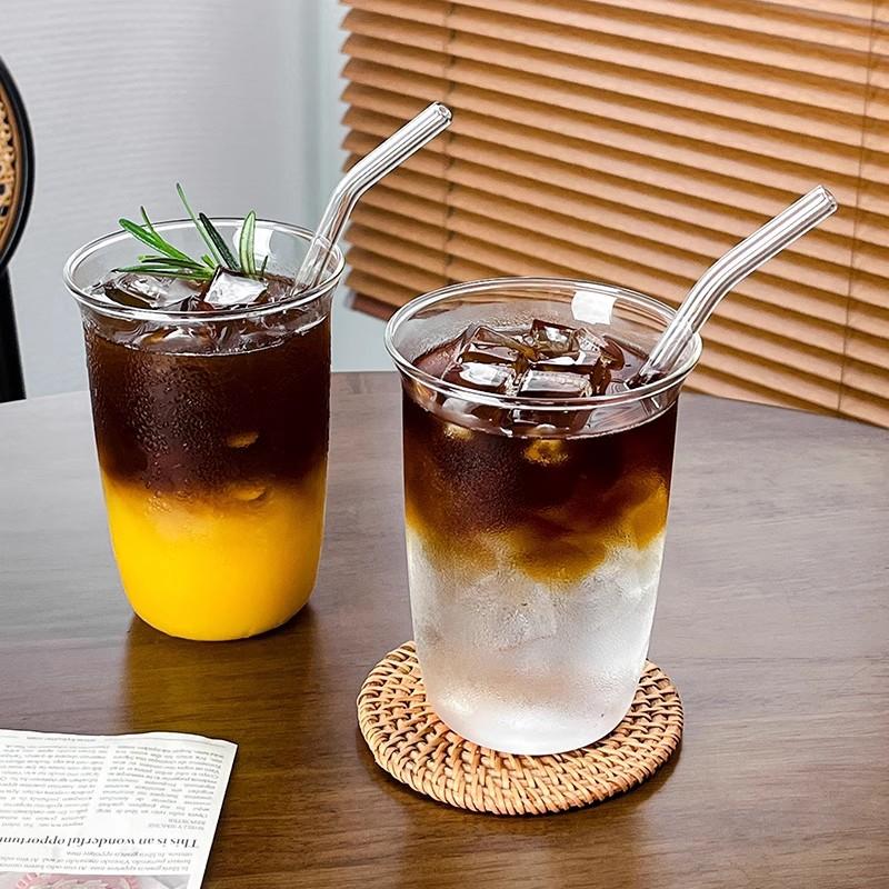 Coffee Glass Cup Japanese Milk Water Coffee Glass Mug Transparent Water Drinking Cup Cocktail Juice Bar Glass Kitchen Decor