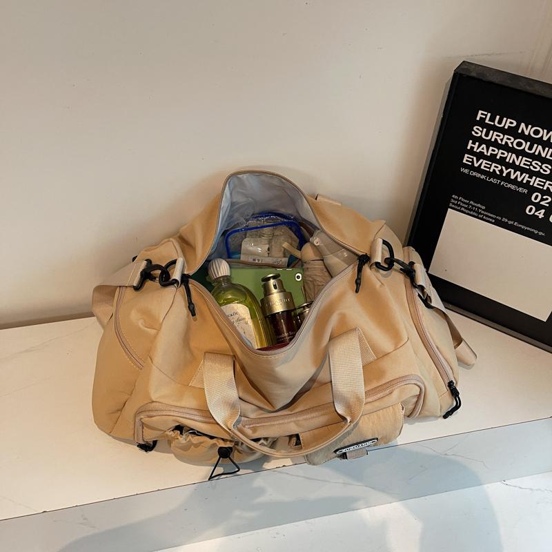 Wet and Dry Separable Travel Bag Women's Large Capacity Multi-Pocket Storage Luggage Bag Yoga Sports Fitness Bag