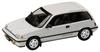 Honda Civic Late Version with Genuine Optional White 1/64 (AT) Parts,