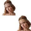 Glittering Diamond Hairband Multi Layer Wedding Hair Jewelry Forehead Headband