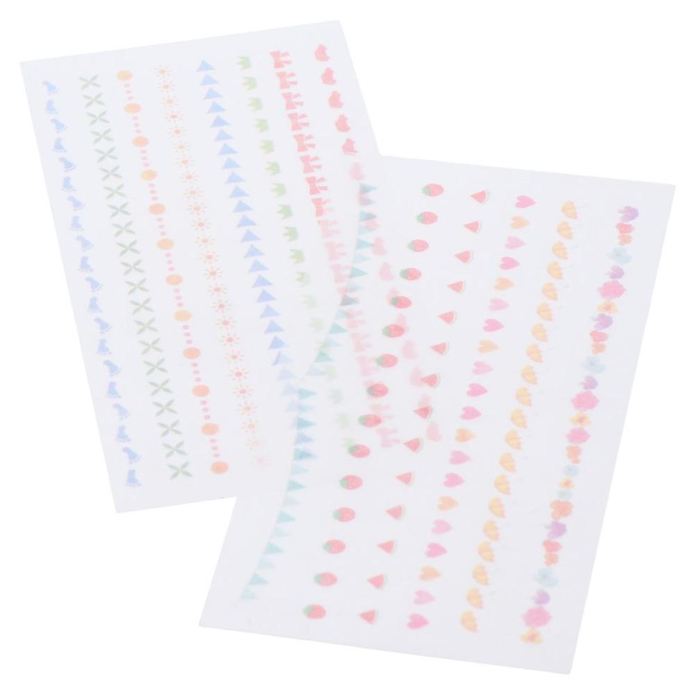 Washi Paper Cute Stickers Multicolored Aesthetic Stickers Decorative Stickers Stickers  for DIY