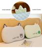 Cartoon Cat Ice Bean Memory Foam Cooling Neck & Back Support Pillow