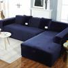 Simple Solid Color Plush Surface Sofa Protection Cover With Anti Slip Strip For Household Protection