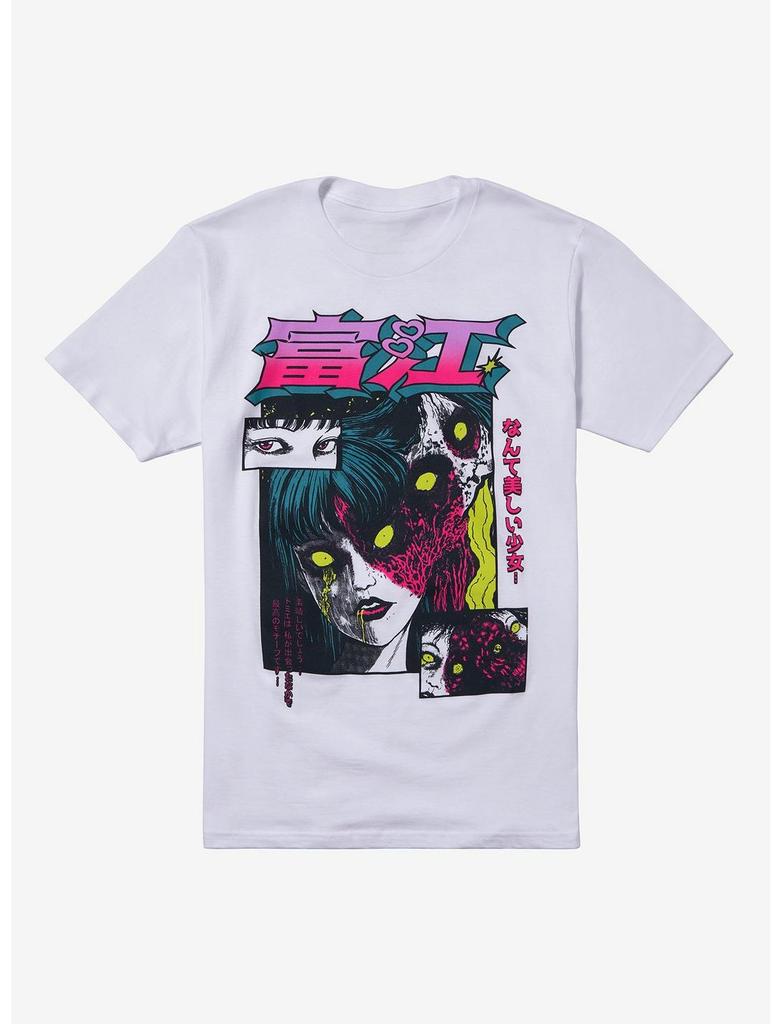 Fit Junji Ito Japanese Horror Comics Graphic Cotton Tshirt Unisex Summer Short Sleeve Fashion Brand Luxury Casual Vintage