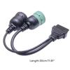 J1939 9pin & J1708 6pin Splitter Y-Cable for Truck Freightliner GPS ELD Tracker OBD2 Diagnosctic Connector