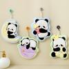 23Cm Kitchen Hand Towel Cute Cartoon Hanging Quick Drying Absorbent Children'S Household Handkerchief Coral Fleece Thick Cloth