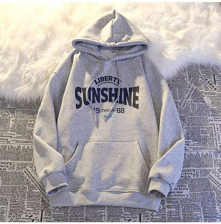 Unisex College Style Casual Hoodie - Comfortable, Trendy, and Versatile Top