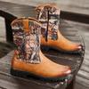 Men's Retro Camouflage High-Top Martin Motorcycle Boots