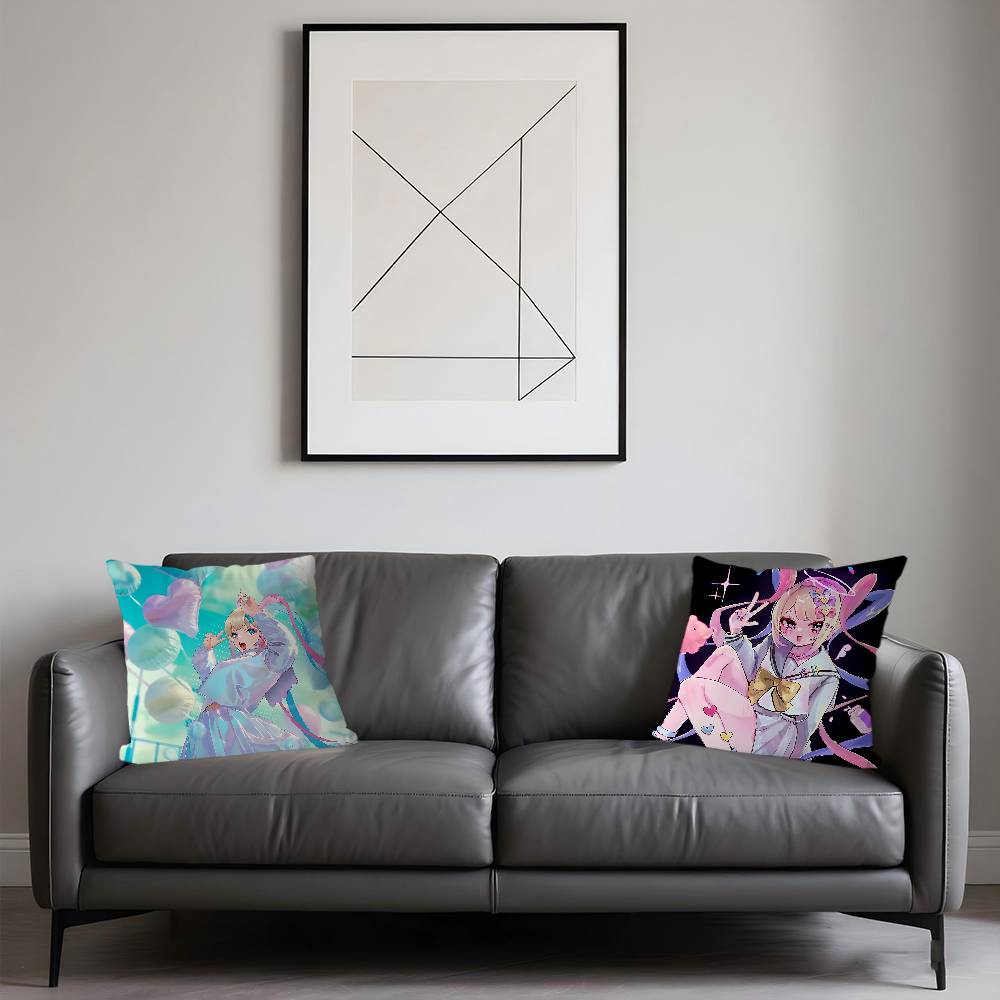 Needy Girl Overdose Game 45*45cm Cushion Cover Pillow Cover Decor Pillowcase Home Pillowcase For Couch Pillow