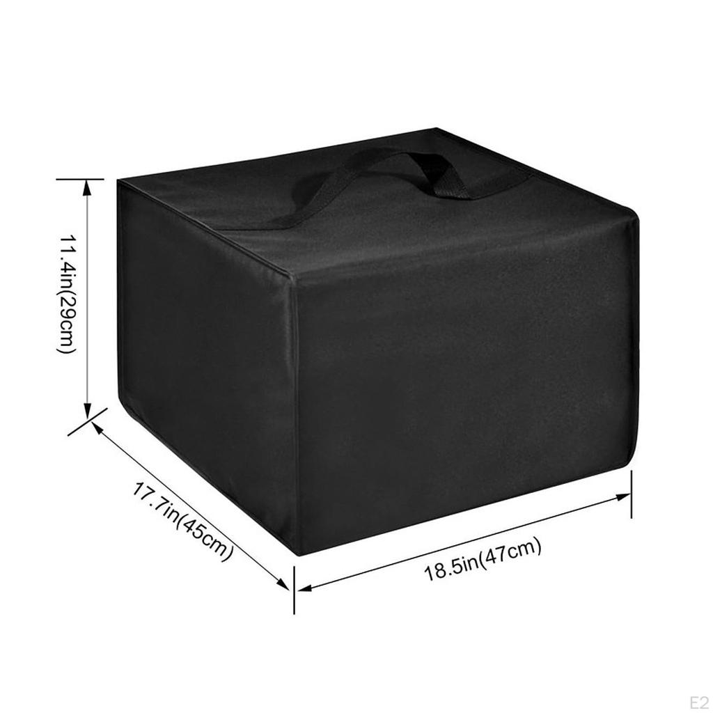 Staubschutzhülle für Heißluftfritteusen mit Griff, robuste, tragbare Staubschutzhülle für Heißluftfritteusen, staubdicht für