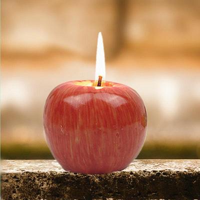 Startseite Roter Apfel Form Modelliertechniken Duftkerzen Apfel Dekorationen Geburtstag Weihnachten Party Obst Kerzen Dekoration
