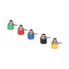 10Sets Banana Plug Stable Transmission Corrosion Resistant 4mm 5 Colors Banana Panel Terminal for Ship Computer