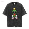 Marvin the Martian  T Shirt vintage Washed Comfortable Casual Stretched Stylish graphic Unisex streetwear designer clothes