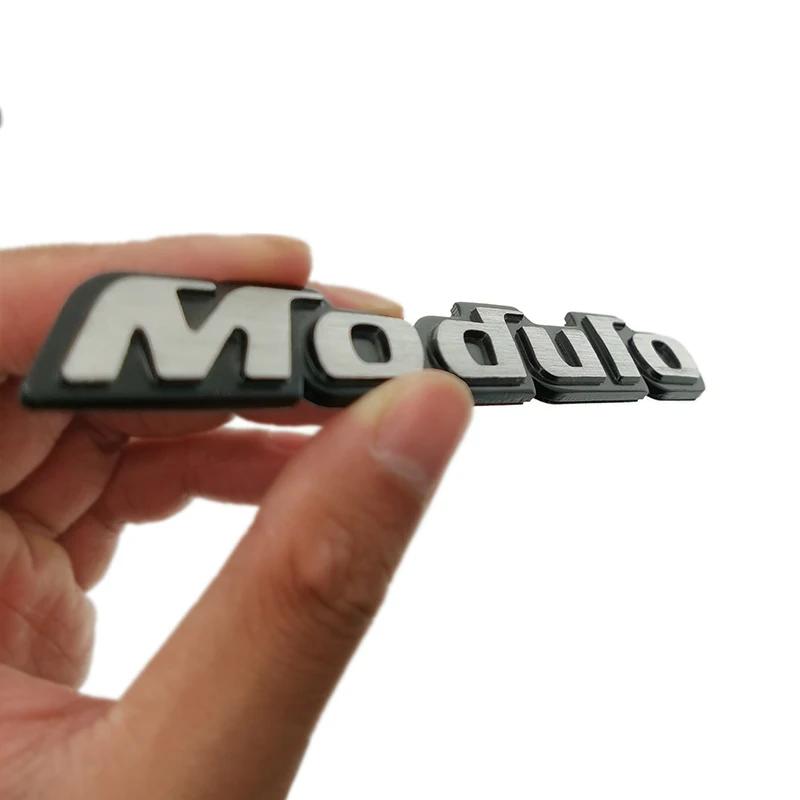 New 3D Aluminum Modulo Sport Emblem Chrome Logo BSYT6 Rear Badge Car Trunk Sticker Car Styling For Honda Civic Accord CRV Fit