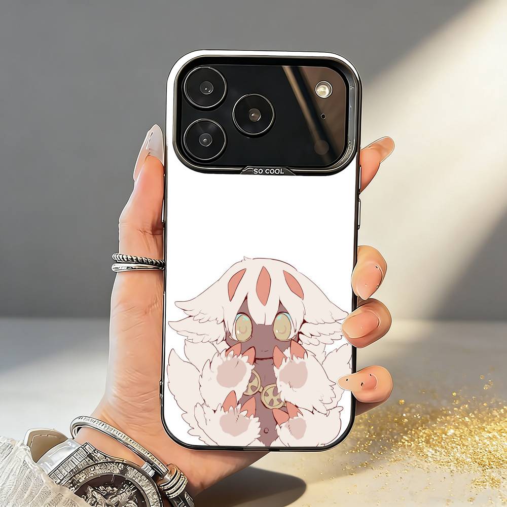 

M-Made In A-Abyss Faputa Phone Case For iPhone17,16,15,14,13,12,11,Pro,MAX Gray Matte Silicone Black Cover iPhone16se4