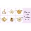 18K Gold Plated Brass Square Connector Clasps Pearl Clasps Fastener For Bracelet Necklace Making Accessories Jewelry Materials